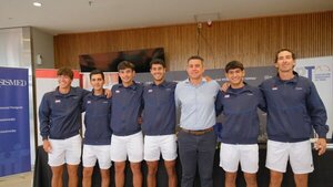 El equipo paraguayo para la Copa Davis