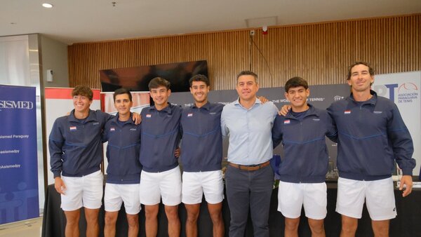 El equipo paraguayo para la Copa Davis