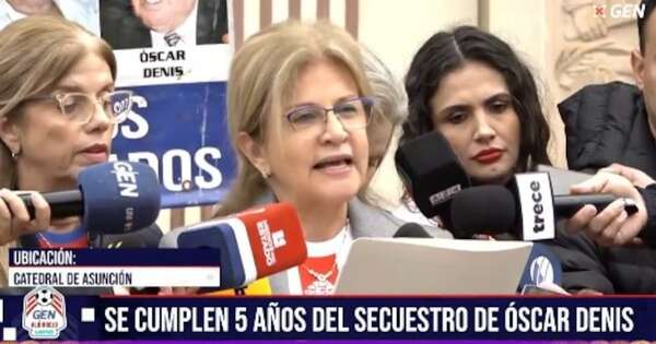 La Nación / Familia Denis pide al cardenal interceder para dar con el paradero de los secuestrados