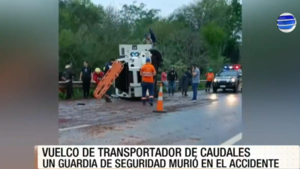 Vuelco fatal de transportador de caudales en Coronel Oviedo