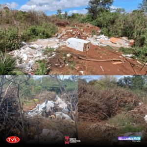 DENUNCIAN SUPUESTO “VERTEDERO CLANDESTINO” SOBRE LA RUTA PY01 - «TVS DIGITAL»