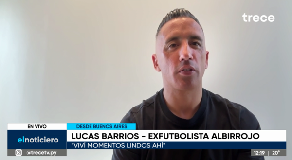 Lucas Barrios: “Si los jugadores hacen historia, nosotros vamos a estar felices” - trece