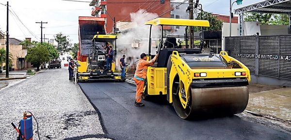 Encarnación avanza con obras viales en microcentro