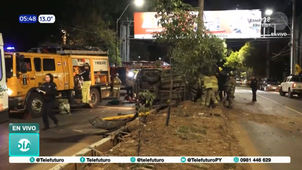 Accidente de tránsito deja un fallecido en avenida Mariscal López
