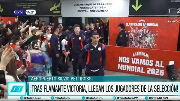 Los mundialistas llegaron al país