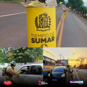 BOMBEROS DE ENCARNACIÓN CONVOCAN A VOLUNTARIOS PARA APOYAR EN LA COLECTA ANUAL “JUNTOS HACEMOS MÁS” - «TVS DIGITAL»