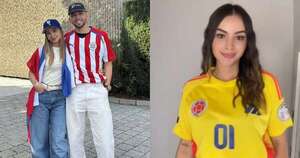 La Nación / “El amor no divide”: esposa de Enciso celebra a Colombia y Paraguay en el Mundial
