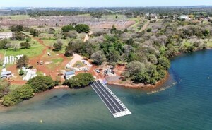 Arranca instalación de la futura planta solar flotante