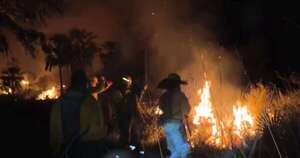 Diario HOY | Con más de 100 militares, controlaron incendio en el Chaco