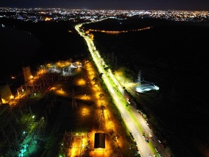 Nueva iluminación pública transforma tramo clave entre Hernandarias y CDE - ADN Digital