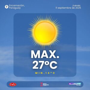METEOROLOGÍA: LLUVIAS Y TORMENTAS AFECTARÁN GRAN PARTE DE PARAGUAY - «TVS DIGITAL»