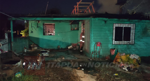 PARTE DE UNA VIVIENDA SE INCENDIÓ EN ENCARNACIÓN