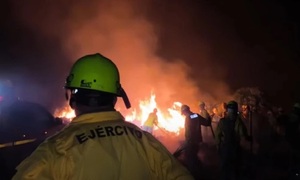 Ejército y bomberos lograron contener incendio de gran magnitud en Presidente Hayes - OviedoPress