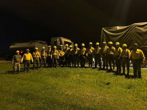 Bomberos y militares controlan incendio forestal en el Chaco - Noticias del Chaco - ABC Color