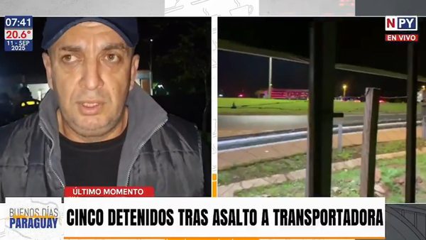 Detienen a presuntos piratas del asfalto que intentaron asaltar a transportadora en Caaguazú
