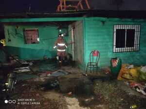 Incendio afecta parcialmente una vivienda en Encarnación