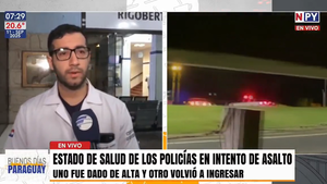 Policía herido tras enfrentamiento fue reingresado al Rigoberto Caballero por un cuadro febril