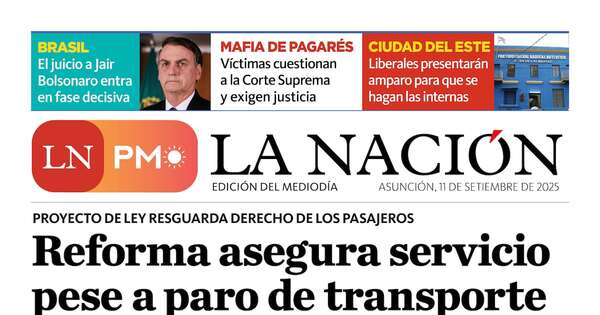 La Nación / LN PM: edición mediodía del 11 de setiembre