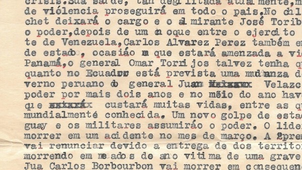 Luis Ocampos Pompa: "Previsões astrológicas para 1974"