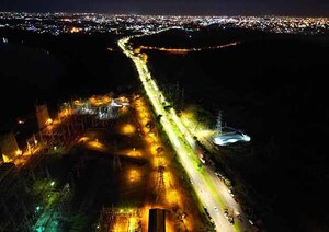 Alto Paraná inaugura moderno sistema de iluminación led entre Ciudad del Este y Hernandarias | DIARIO PRIMERA PLANA