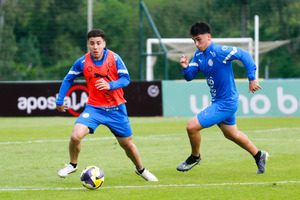Práctica de fútbol para la Sub 20