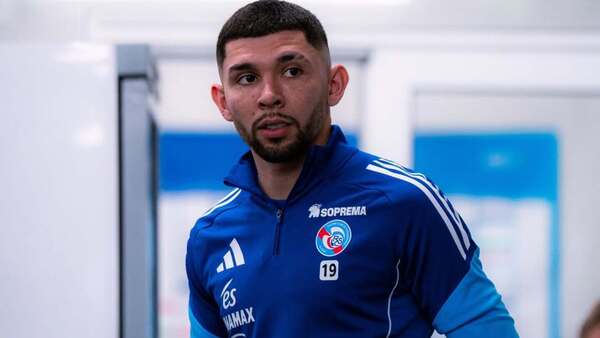 Julio Enciso entrena diferenciado