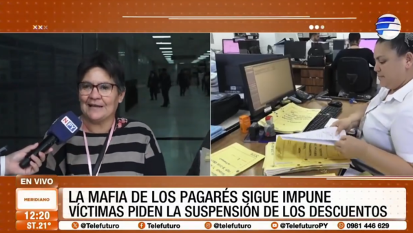 "La Mafia de los Pagarés" sigue impune: docentes piden cese de descuentos