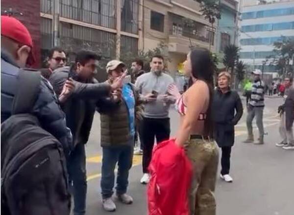 ¡Mañamí el video en que Rosy Alderete hizo que los periodistas se pierdan la llegada de su sele!