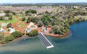 Itaipú inicia montaje de su primera planta solar flotante en el embalse - Economía - ABC Color