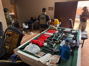 SENAD desarticula centro logístico del narcotráfico en PJC