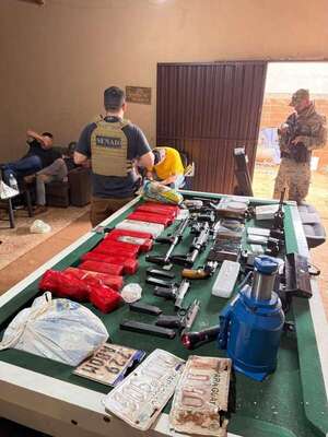 Detienen a 4 personas e incautan drogas, armas y vehículos en Pedro Juan Caballero - Nacionales - ABC Color