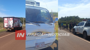 GRAVE ACCIDENTE EN CAMBYRETÁ DEJA A UN MOTOCICLISTA EN ESTADO CRÍTICO