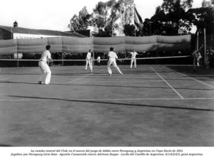 Como hace 94 años, la Copa Davis es hoy atracción en el CIT - La Tribuna