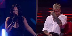 Popular / (VIDEO) ¡Cantante paraguaya hizo llorar con su canto a Thiago PZK!