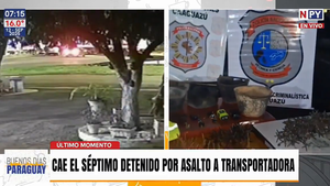 Cae el séptimo detenido por intento de asalto a transportadora en Caaguazú
