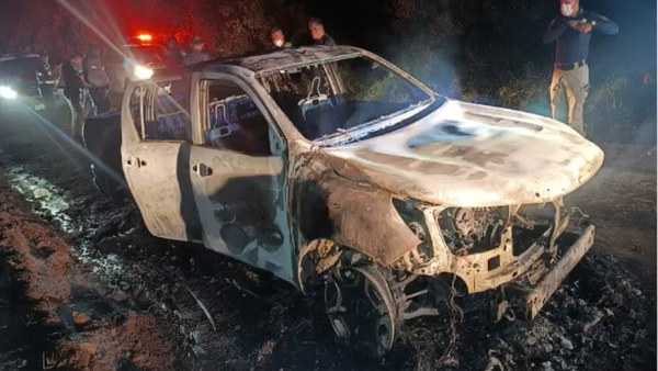 Hallan cuerpo calcinado dentro de una camioneta en Cambyretá