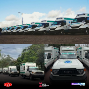 ITAPÚA RECIBE 7 AMBULANCIAS PARA MEJORAR LA ATENCIÓN SANITARIA - «TVS DIGITAL»