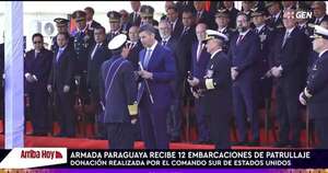 La Nación / La Armada Paraguaya recibe 12 embarcaciones donadas por el Comando Sur de EE. UU.