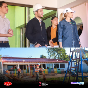 MINISTRO WALTER GUTIÉRREZ SUPERVISA AVANCES DEL NUEVO ESPACIO DE CUIDADO DEL PROGRAMA ABRAZO EN ENCARNACIÓN - «TVS DIGITAL»