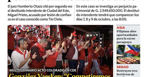 La Nación / LN PM: edición mediodía del 12 de setiembre