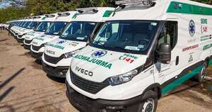 La Nación / 65 ambulancias para Villa Hayes: “No venimos a hacer promesas, venimos a entregar resultados”