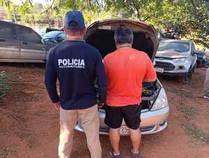 Incautan vehículo con alteración de chasis en Ñemby