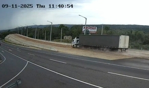 Rampa de frenado en Ypacaraí evitó dos tragedias en la Ruta PY02