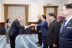 Presidente de Taiwán recibió al nuevo embajador paraguayo, Darío Filártiga