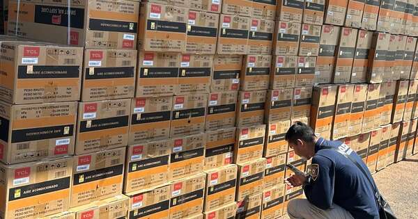 Diario HOY | Recuperan más de 400 aires acondicionados robados de contenedores en Capiatá