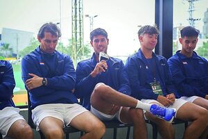 Encuentro de delegaciones en la Copa Davis Paraguay - La Tribuna