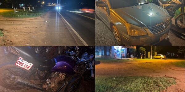 MENOR RESULTÓ LESIONADO EN ACCIDENTE DE TRÁNSITO SOBRE LA RUTA PY06 