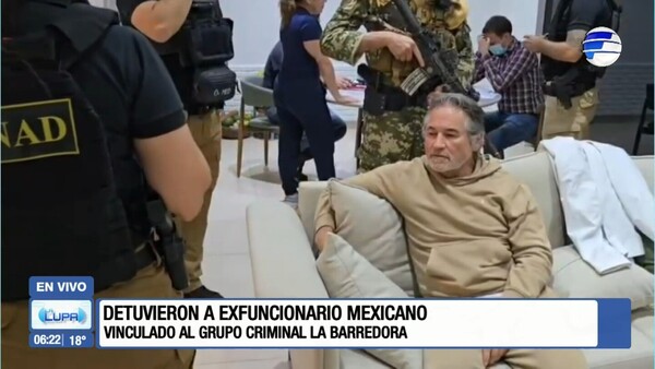Cae exfuncionario mexicano vinculado al grupo criminal ''La Barredora''