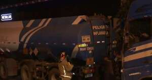Diario HOY | Derrame de gasoil en Madame Lynch: 8 motociclistas accidentados y un arroyo contaminado