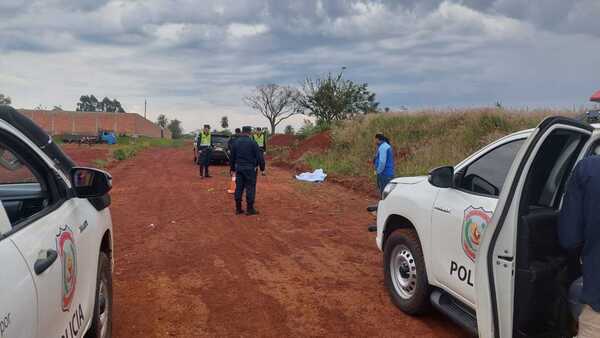 Hernandarias: Encuentran cuerpo con heridas de arma blanca en un camino de tierra